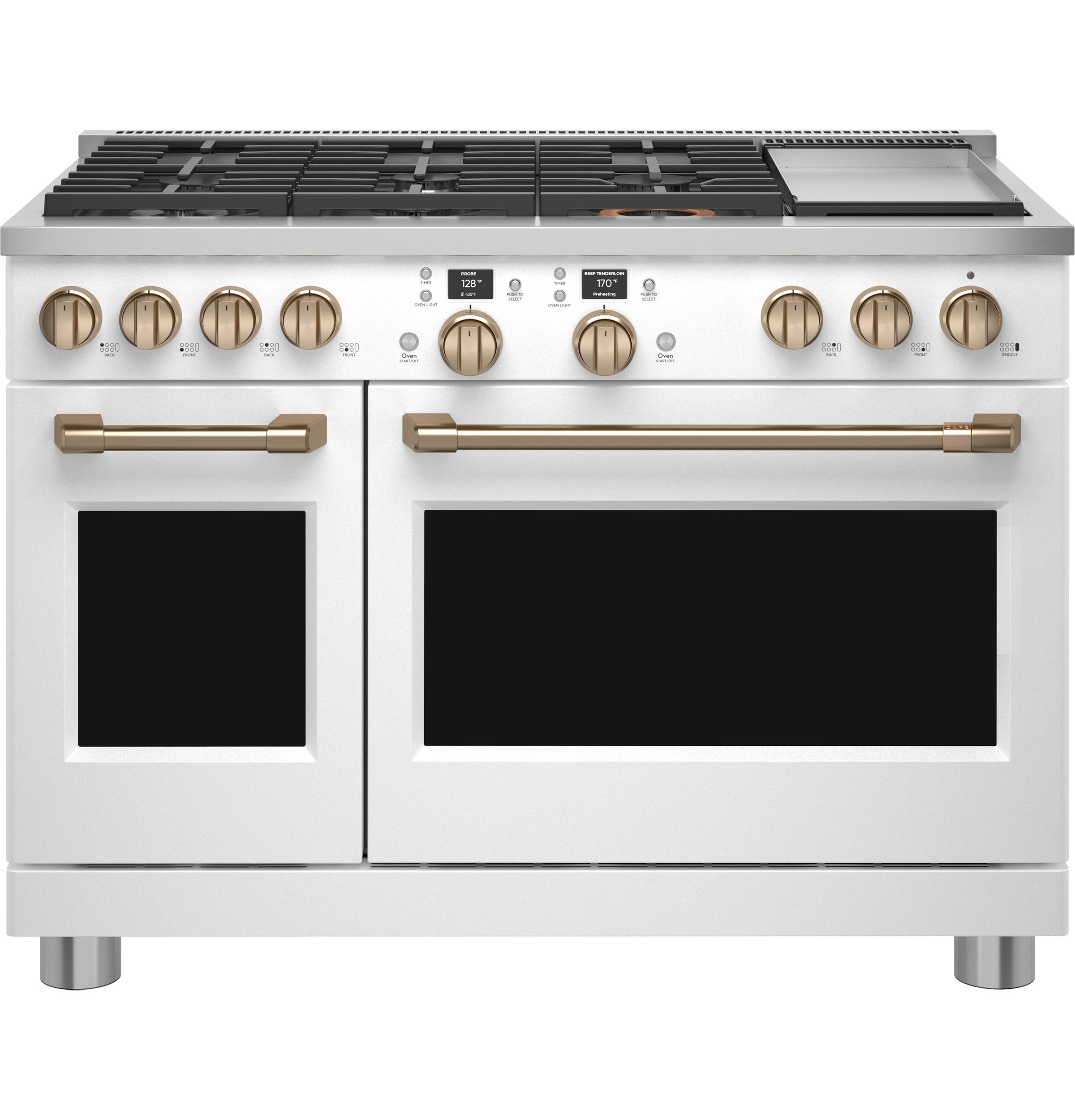 CAFÉ™ 48" Smart Dual-Fuel Commercial-Style Range with 6 Burners and Griddle (Natural Gas) view 15