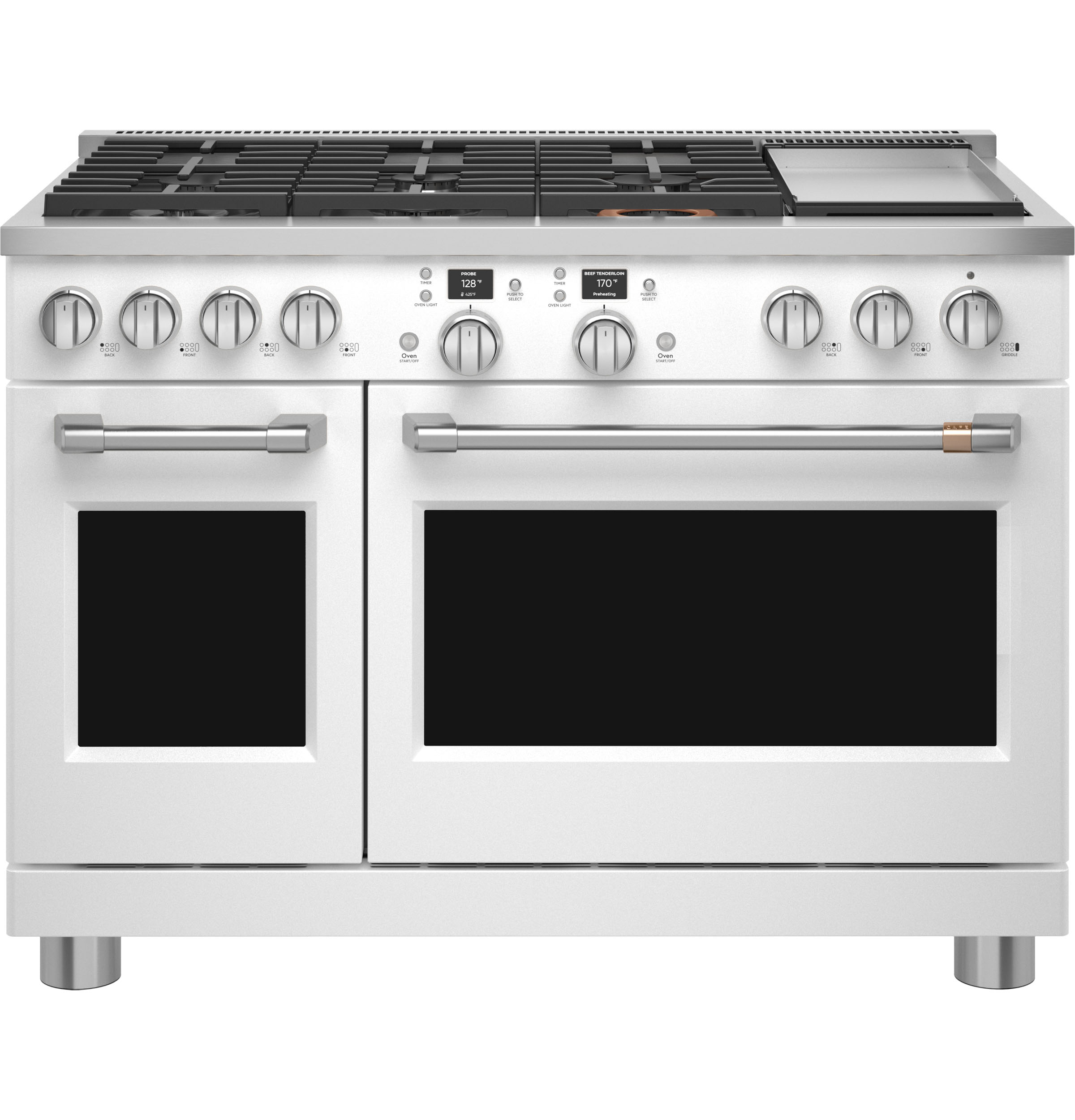 CAFÉ™ 48" Smart Dual-Fuel Commercial-Style Range with 6 Burners and Griddle (Natural Gas) view 16