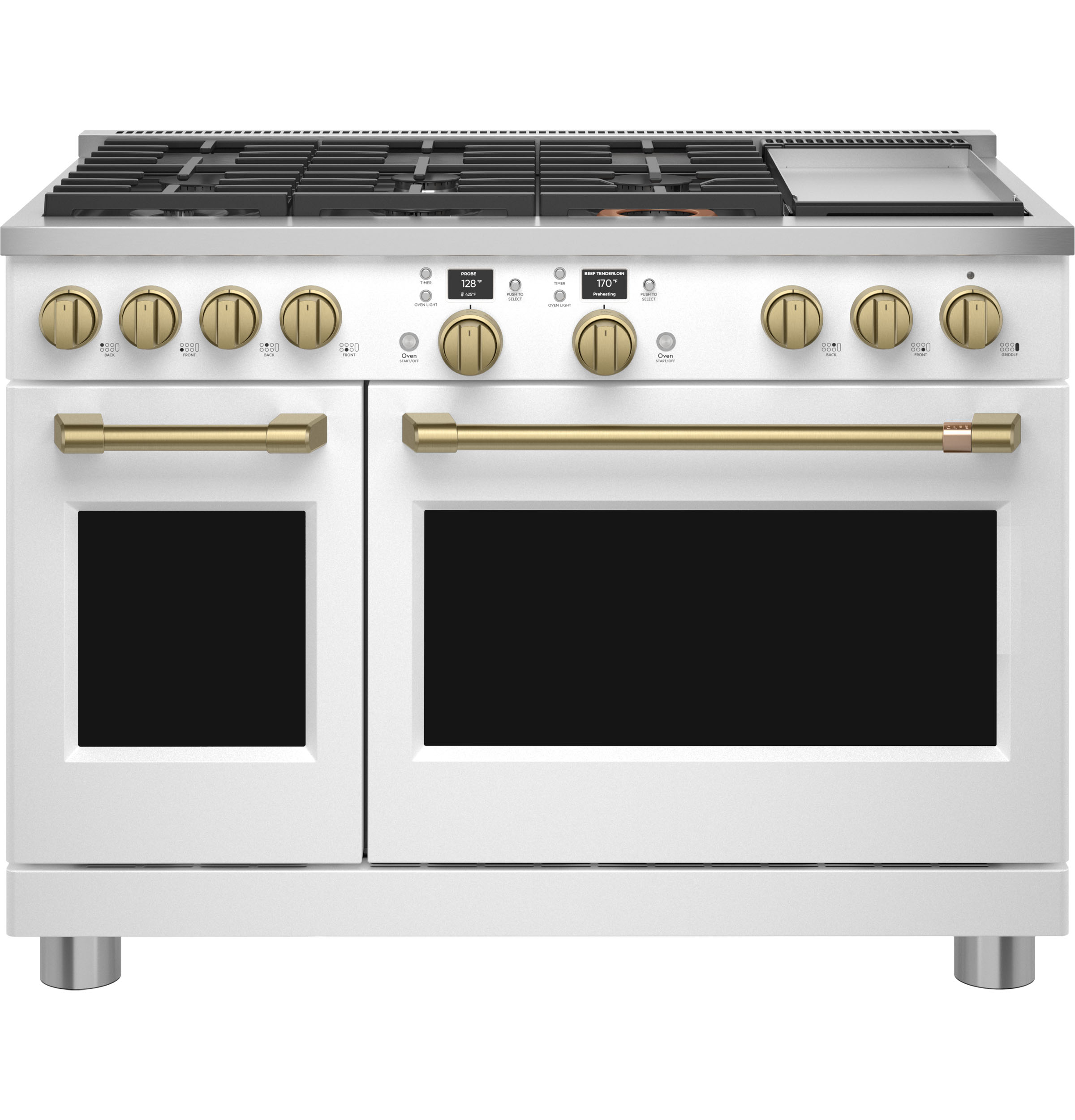 CAFÉ™ 48" Smart Dual-Fuel Commercial-Style Range with 6 Burners and Griddle (Natural Gas) view 17