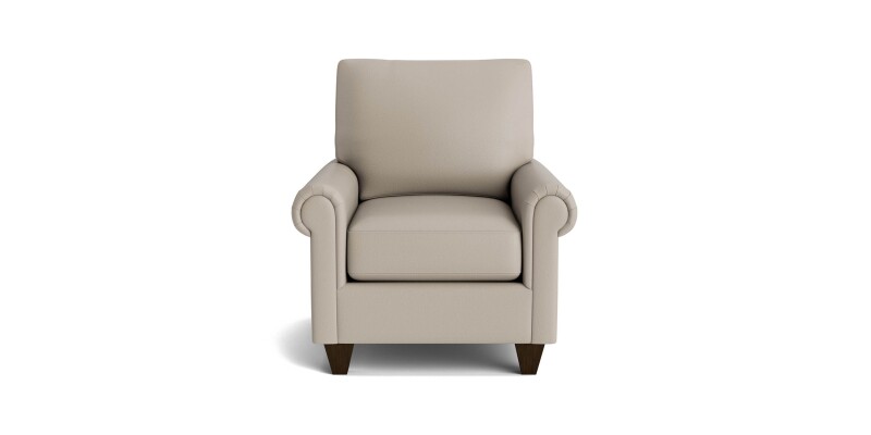True Custom™ True Custom® Leather Panel Arm Accent Chair C30012SFL56