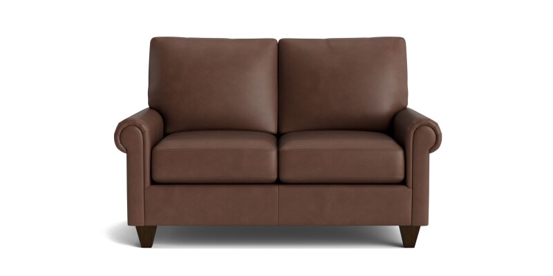 True Custom™ True Custom® Leather Panel Arm Loveseat C30022SFL59