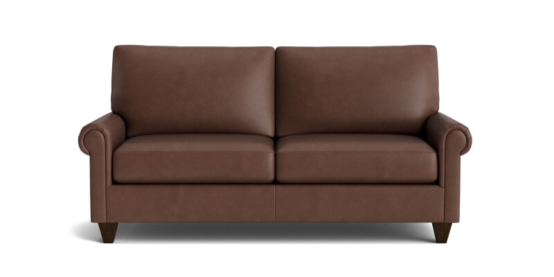 True Custom™ True Custom® Leather Panel Arm Studio Sofa C30052SFL52