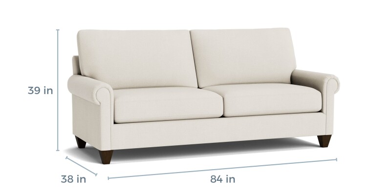 True Custom™ True Custom® Panel Arm Sofa C30062SF28