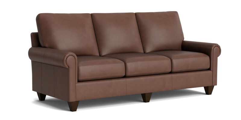 True Custom™ True Custom® Leather Panel Arm Sofa C30072SFL55