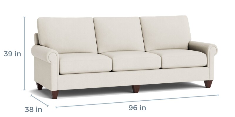 True Custom™ True Custom® Panel Arm Sofa C30092SF26