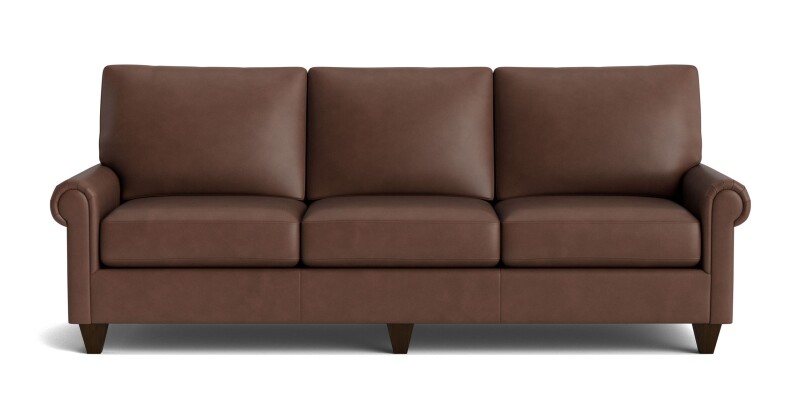 True Custom™ True Custom® Leather Panel Arm Sofa C30092SFL56