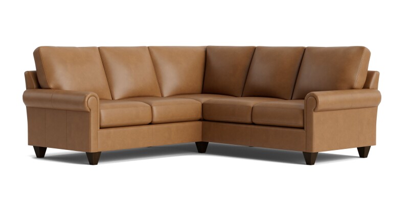 True Custom™ True Custom® Leather Panel Arm L-Shaped Sectional C300L4161SFLKIT53
