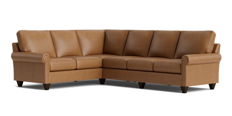 True Custom™ True Custom® Leather Panel Arm L-Shaped Sectional C300L6661SFLKIT53