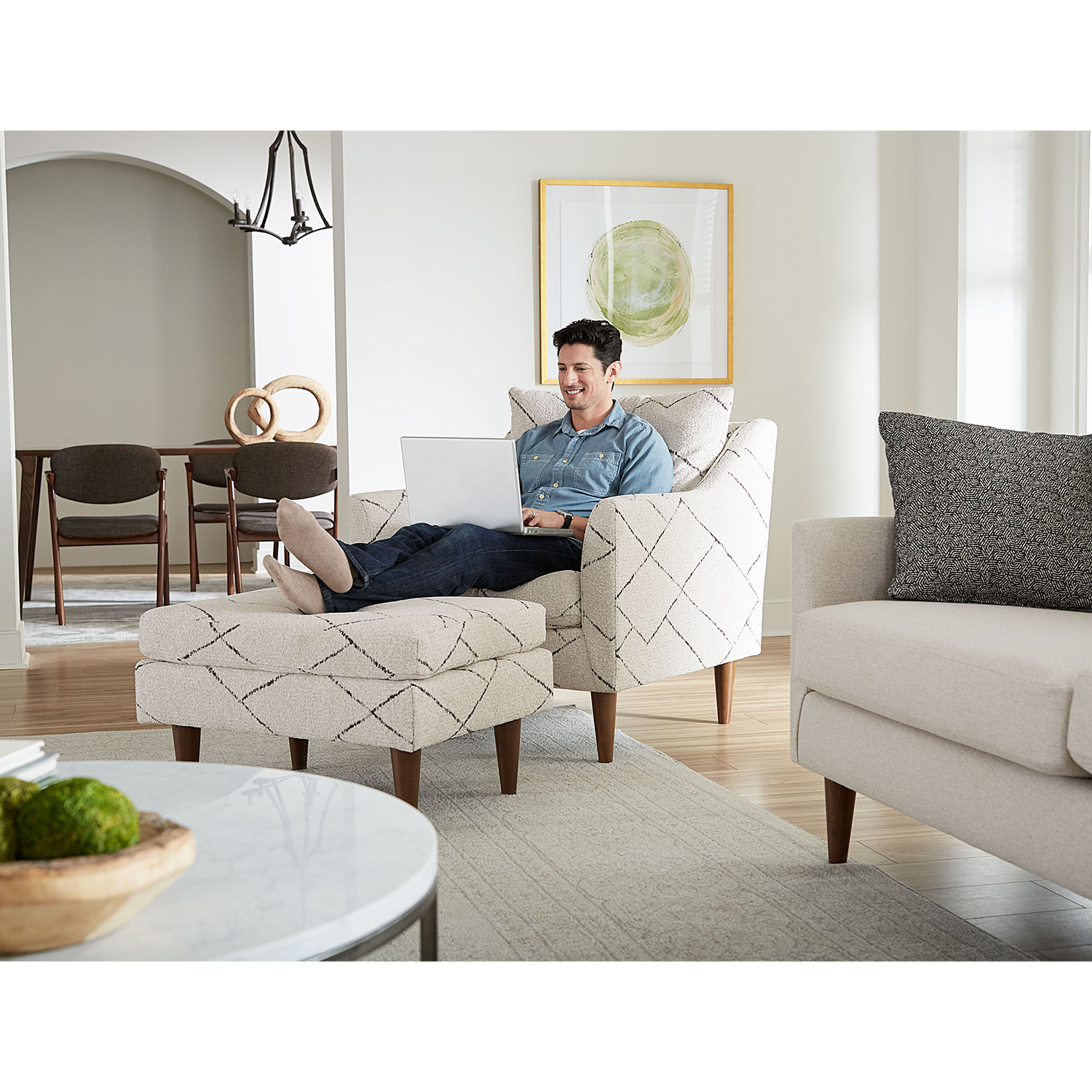 Smitten - Accent Armchair - Dark Walnut - C30DW C30DW