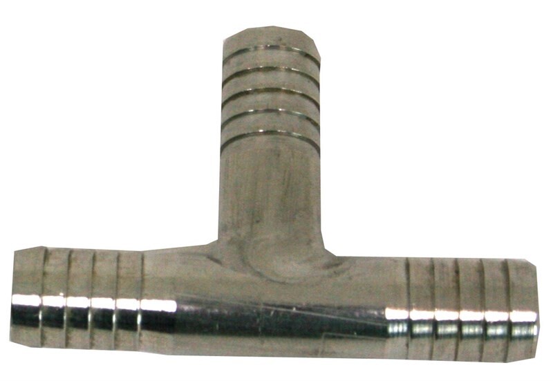 Stainless Steel Hose Fittings, 3/8" x 3/8" x 3/8" Stainless Steel Hose Tee Fitting C33040