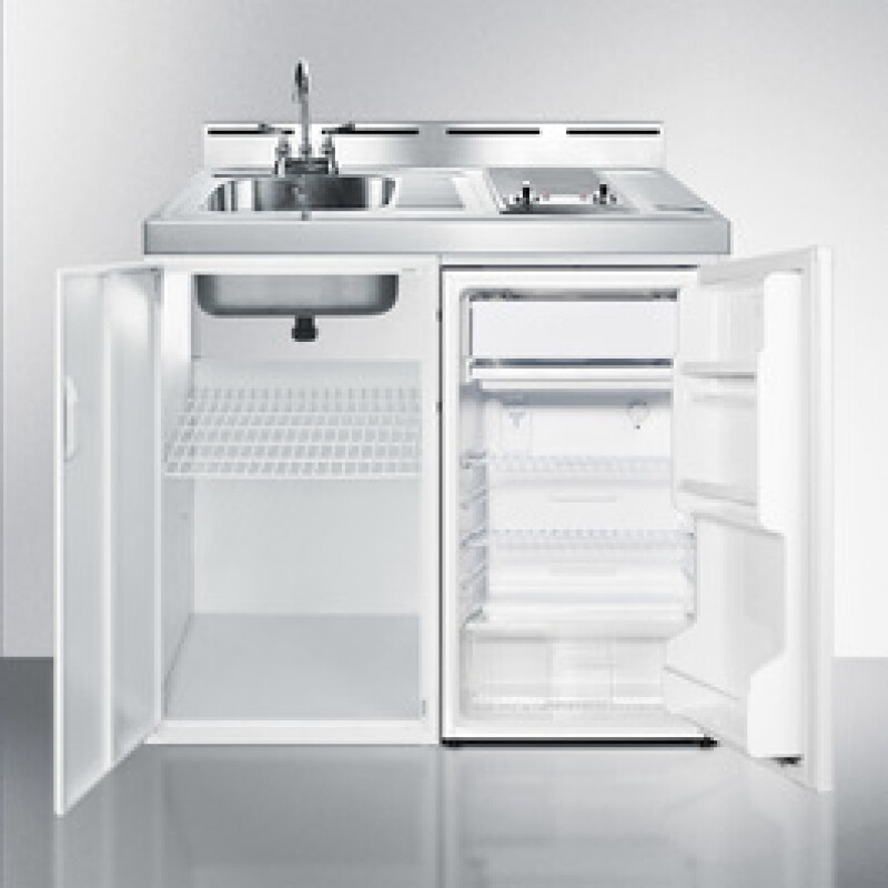 39" Wide All-In-One Kitchenette C39ELAUTOGLASS