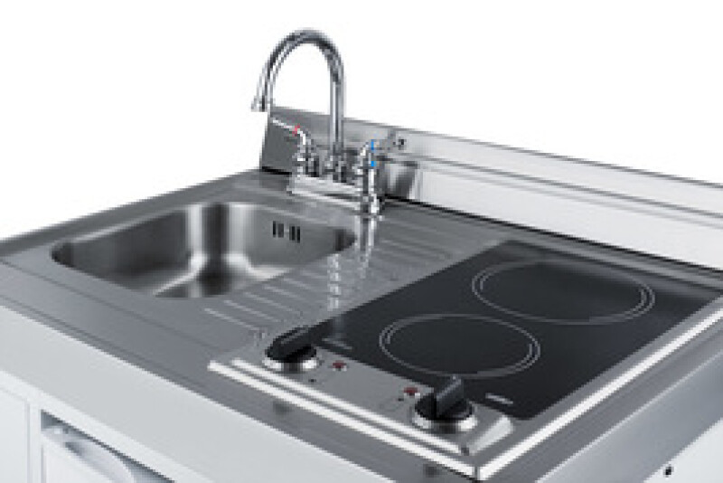 39" Wide All-In-One Kitchenette C39ELAUTOGLASS