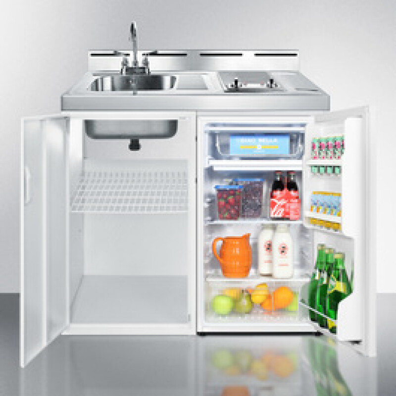 39" Wide All-In-One Kitchenette C39ELAUTOGLASS