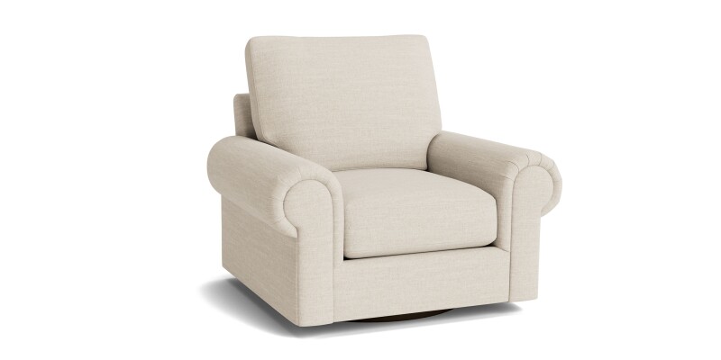 True Custom™ True Custom® Large Panel Arm Swivel Chair C40005SF35