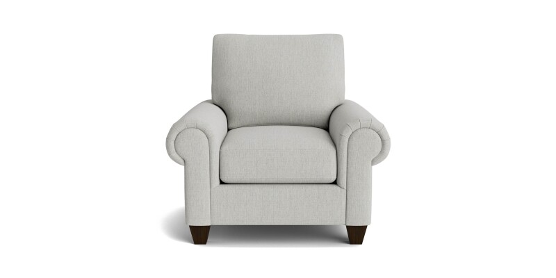 True Custom™ True Custom® Large Panel Arm Accent Chair C40012SF25