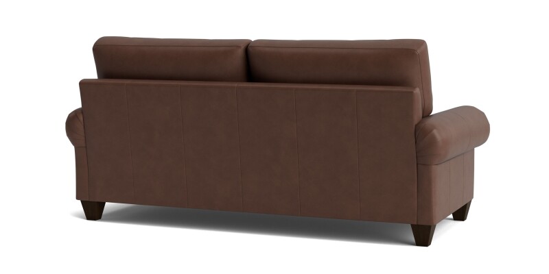 True Custom™ True Custom® Leather Large Panel Arm Studio Sofa C4005BSFL60