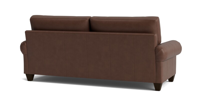True Custom™ True Custom® Leather Large Panel Arm Sofa C40062SFL54