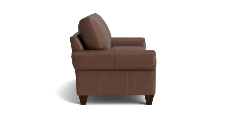True Custom™ True Custom® Leather Large Panel Arm Sofa C4007QSFL52