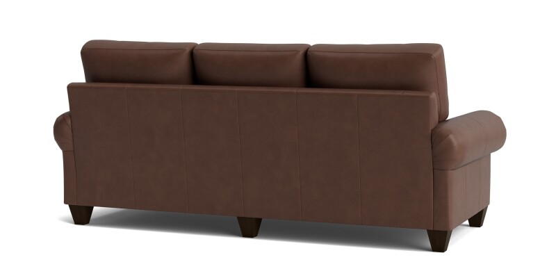 True Custom™ True Custom® Leather Large Panel Arm Sofa C4007QSFL55
