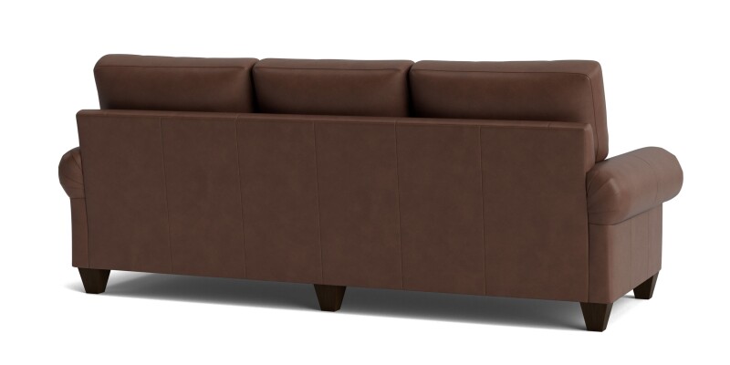 True Custom™ True Custom® Leather Large Panel Arm Sofa C40082SFL57