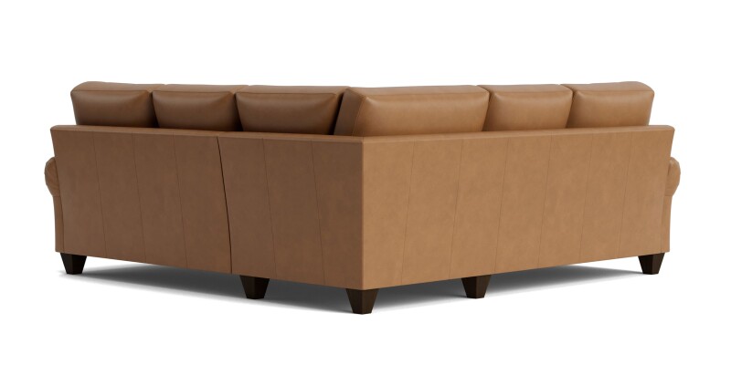 True Custom™ True Custom® Leather Large Panel Arm L-Shaped Sectional C400L4161SFLKIT53