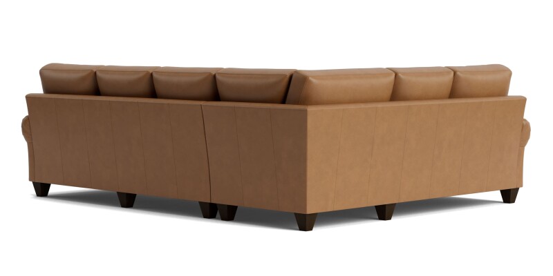 True Custom™ True Custom® Leather Large Panel Arm L-Shaped Sectional C400L6661SFLKIT58