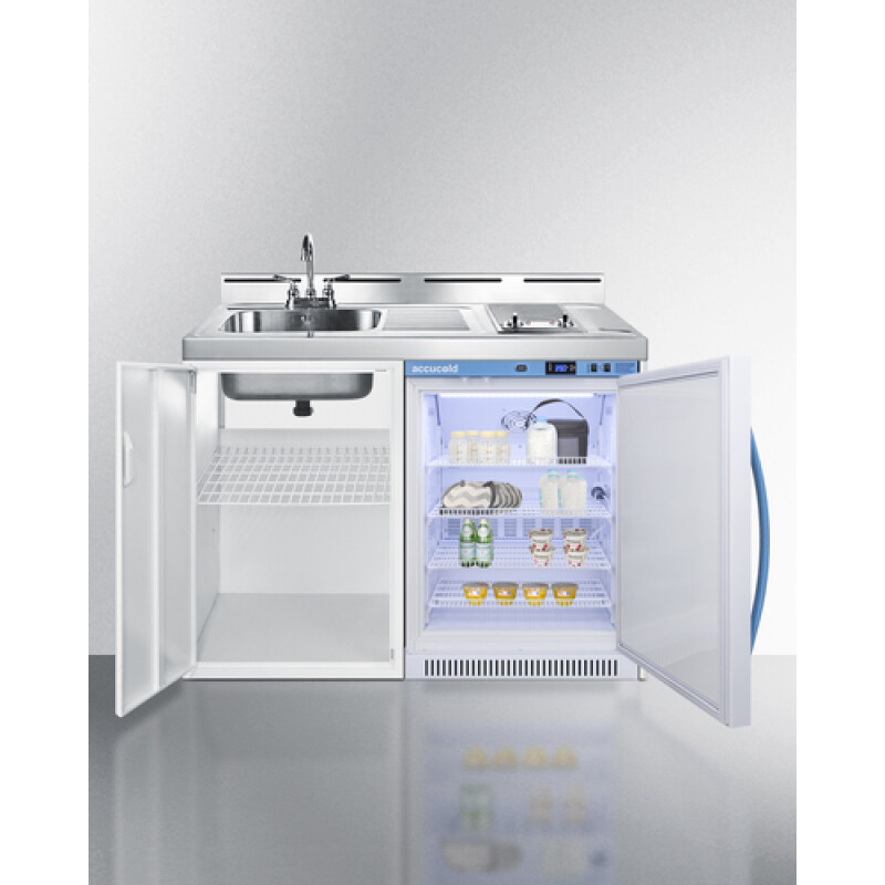 48" Wide All-In-One Wellness Room Kitchenette C48ELMC