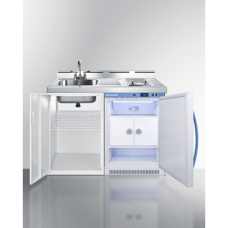 48" Wide All-In-One Wellness Room Kitchenette C48ELMCLK