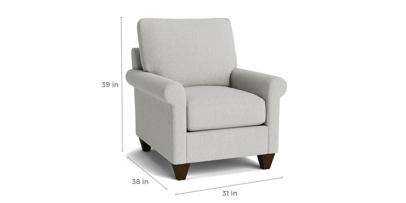 True Custom™ True Custom® Track Arm Accent Chair C50012SF26