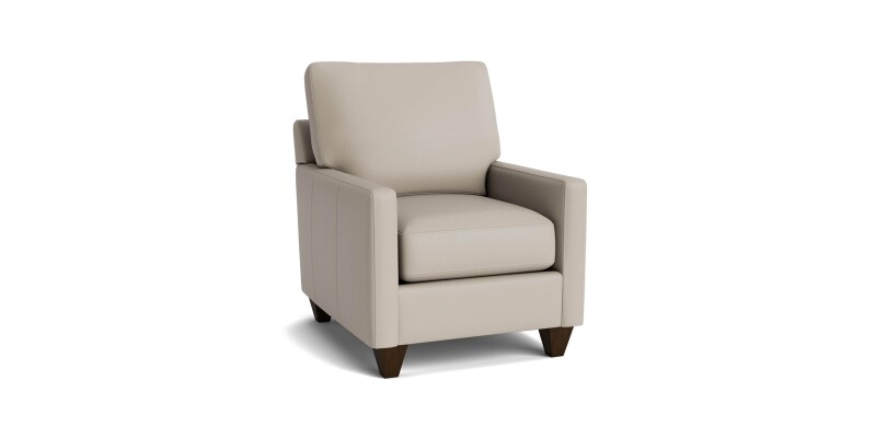 True Custom™ True Custom® Leather Track Arm Accent Chair C50012SFL53