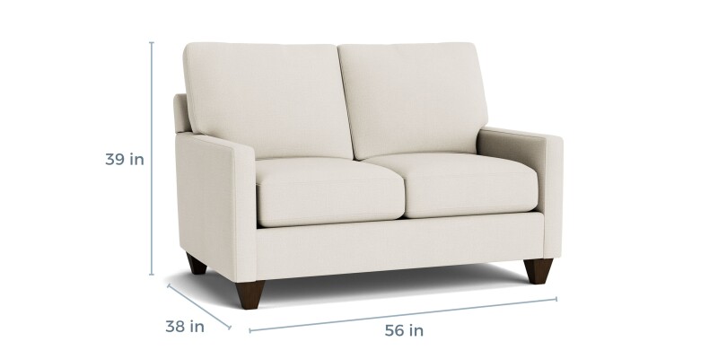 True Custom™ True Custom® Track Arm Loveseat C50022SF21