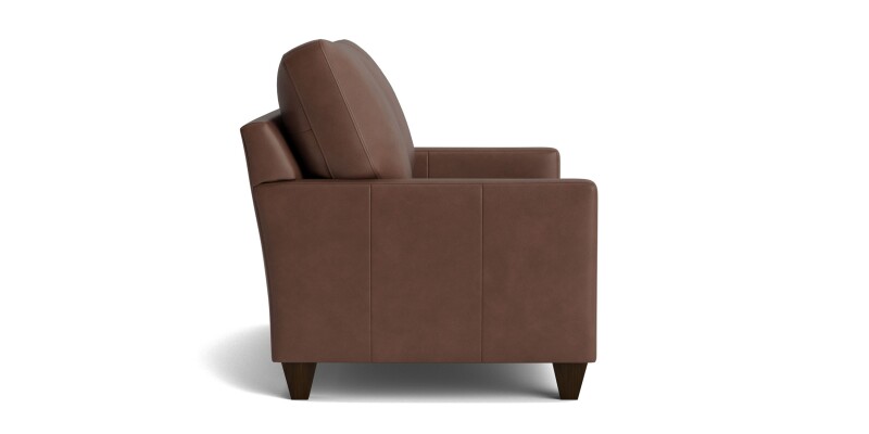 True Custom™ True Custom® Leather Track Arm Loveseat C50022SFL55