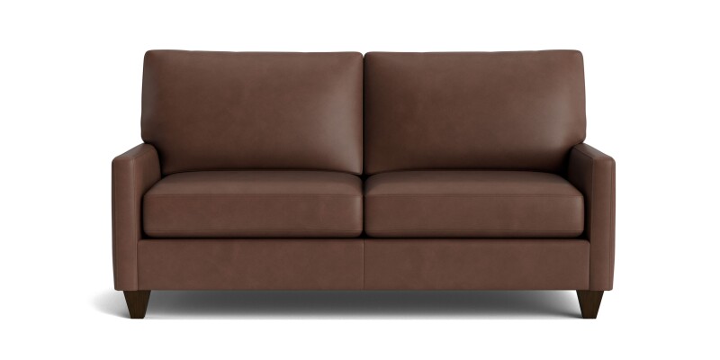 True Custom™ True Custom® Leather Track Arm Studio Sofa C50052SFL56
