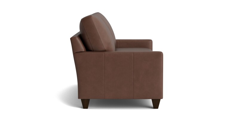 True Custom™ True Custom® Leather Track Arm Studio Sofa C50052SFL60