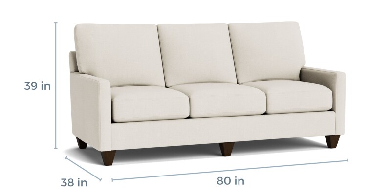 True Custom™ True Custom® Track Arm Sofa C5007QSF26