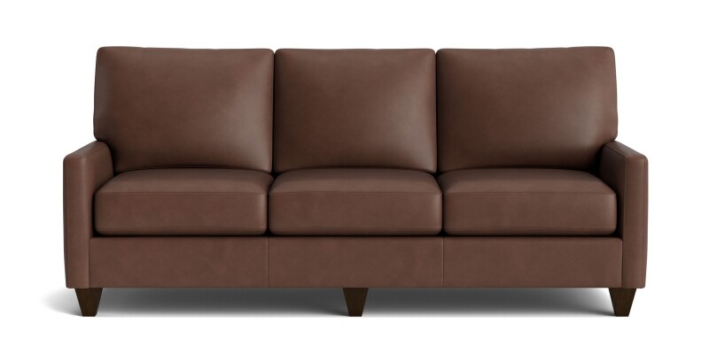 True Custom™ True Custom® Leather Track Arm Sofa C50082SFL60