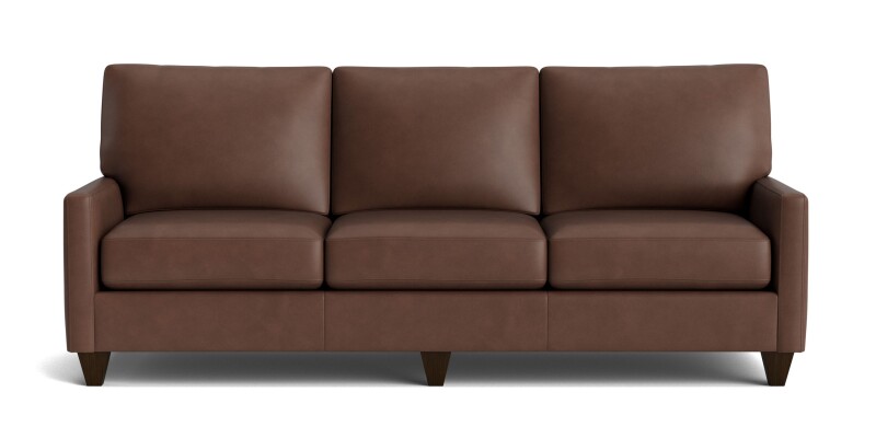 True Custom™ True Custom® Leather Track Arm Sofa C50092SFL58