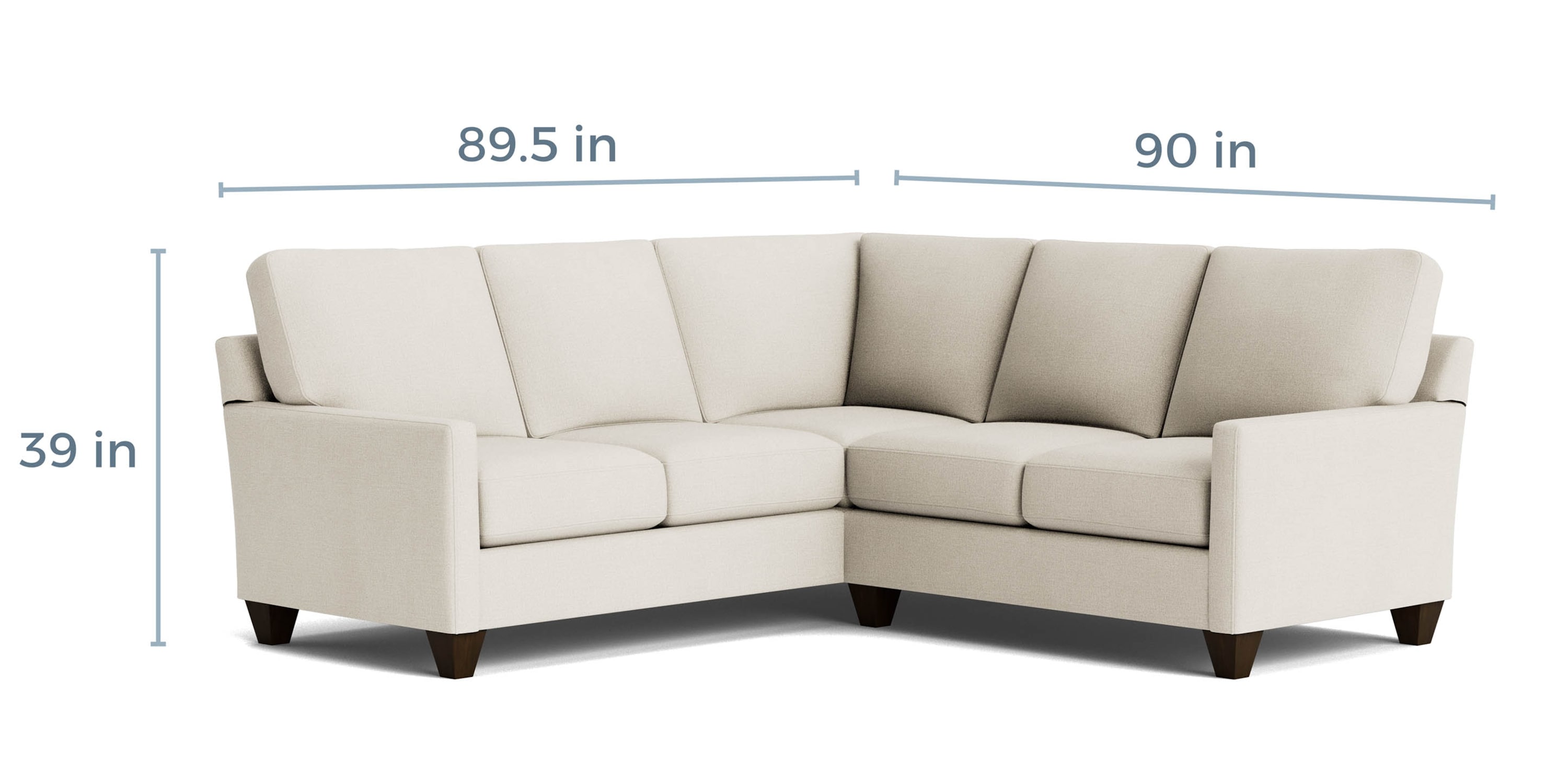True Custom™ True Custom® Track Arm L-Shaped Sectional C500L4161SFKIT24