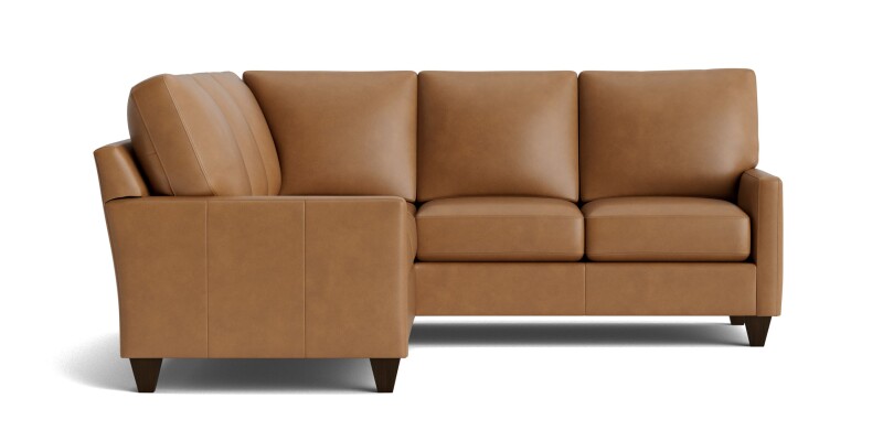 True Custom™ True Custom® Leather Track Arm L-Shaped Sectional C500L4161SFLKIT53