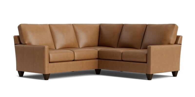 True Custom™ True Custom® Leather Track Arm L-Shaped Sectional C500L4161SFLKIT61