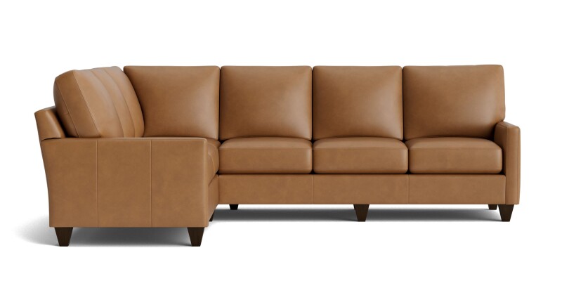 True Custom™ True Custom® Leather Track Arm L-Shaped Sectional C500L6661SFLKIT53