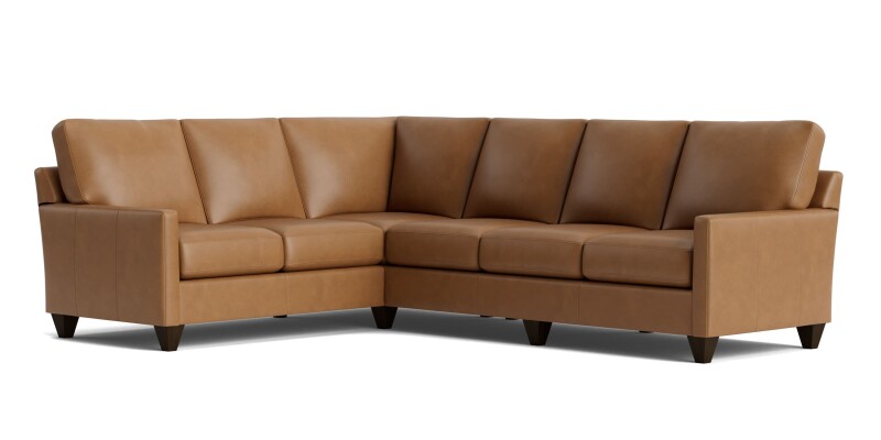 True Custom™ True Custom® Leather Track Arm L-Shaped Sectional C500L6661SFLKIT57