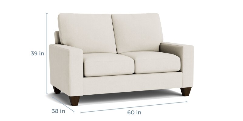 True Custom™ True Custom® Large Track Arm Loveseat C60022SF21