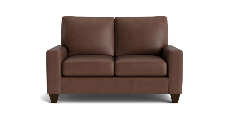 True Custom™ True Custom® Leather Large Track Arm Loveseat C60022SFL61