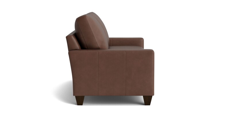 True Custom™ True Custom® Leather Large Track Arm Studio Sofa C60052SFL53