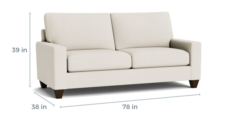True Custom™ True Custom® Large Track Arm Studio Sofa C6005BSF26