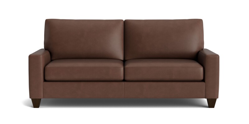 True Custom™ True Custom® Leather Large Track Arm Sofa C6006QSFL57