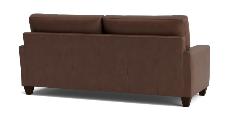 True Custom™ True Custom® Leather Large Track Arm Sofa C6006QSFL58