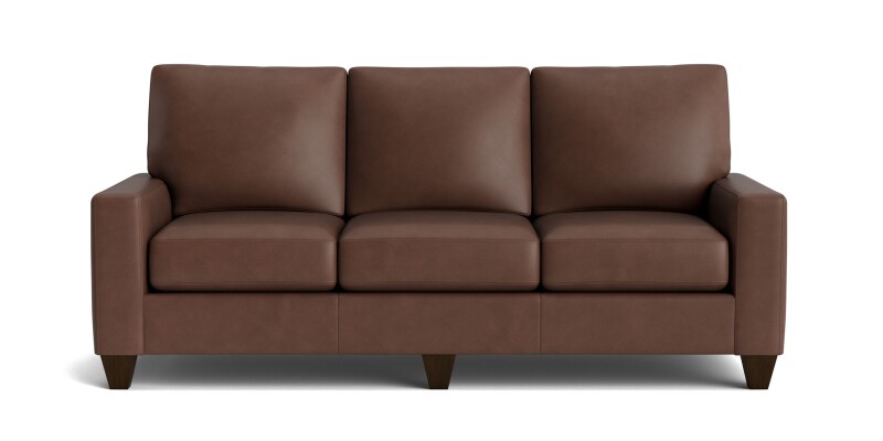 True Custom™ True Custom® Leather Large Track Arm Sofa C60072SFL55