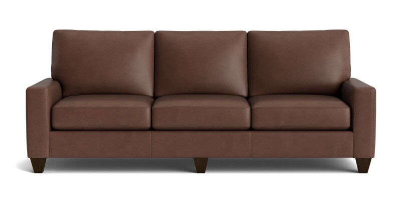 True Custom™ True Custom® Leather Large Track Arm Sofa C60092SFL54